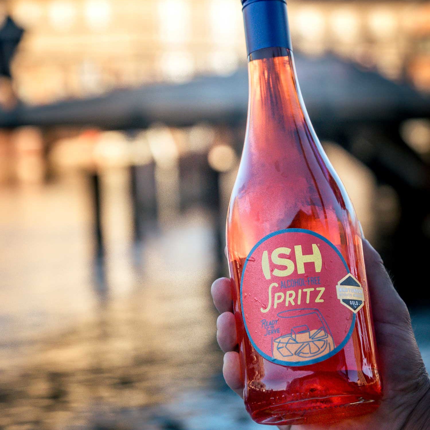 ISH Spritz 0,75 L κοκτέιλ χωρίς αλκοόλ, έτοιμο για σερβίρισμα