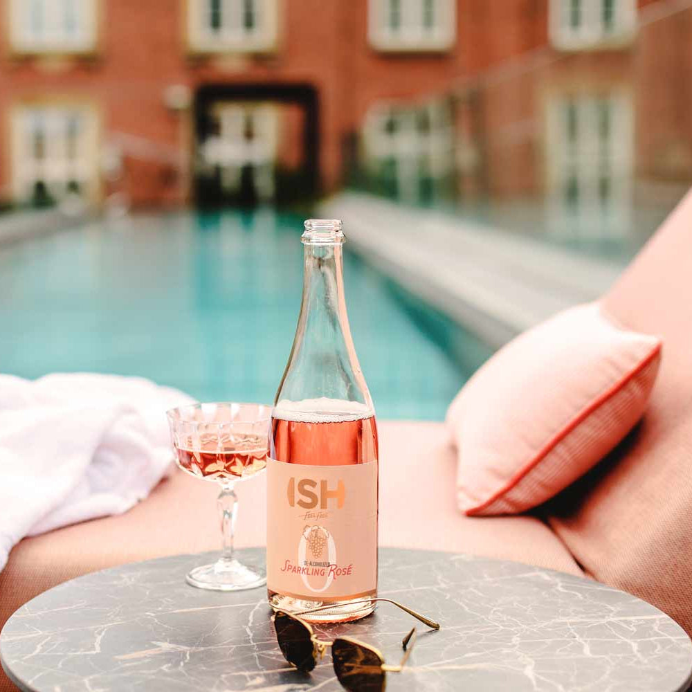 ISH Sparkling Rosé 0,75 L αφρώδες ροζέ κρασί χωρίς αλκοόλ