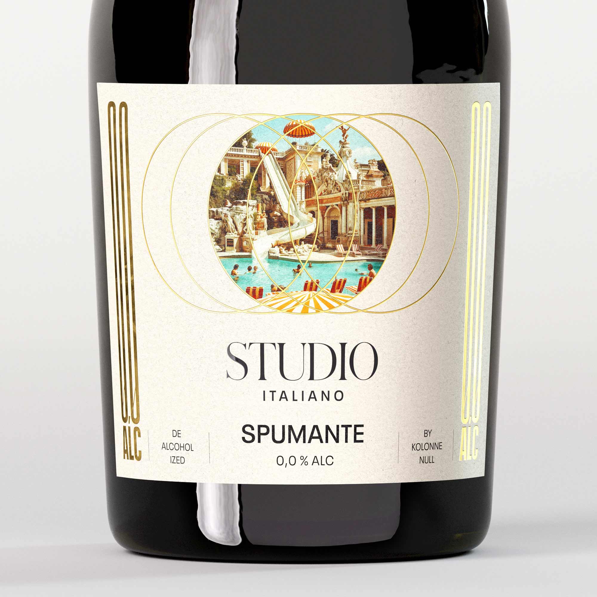 STUDIO ITALIANO - Spumante 0,75L αφρώδες κρασί χωρίς αλκοόλ