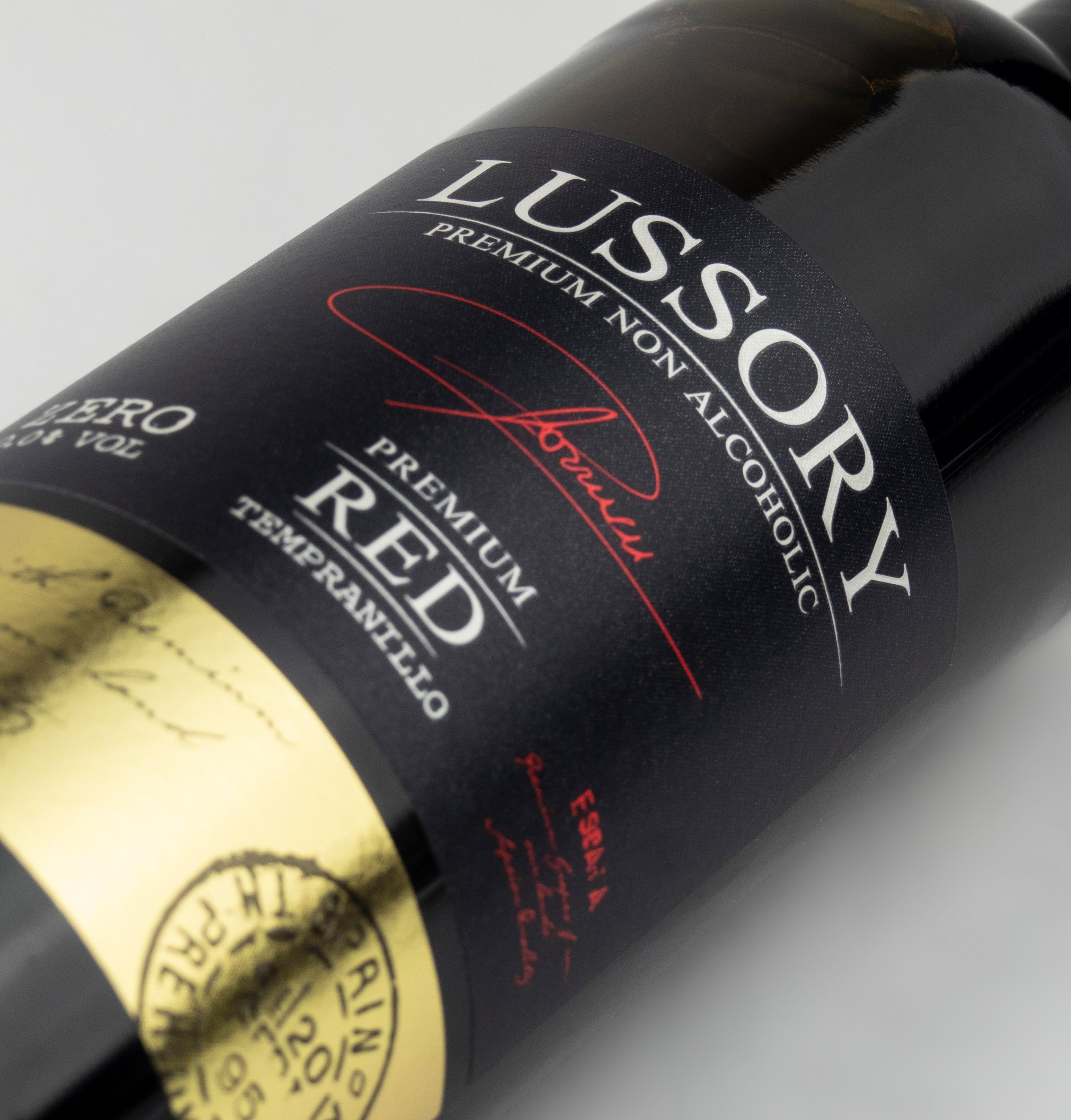 LUSSORY PREMIUM RED TEMPRANILLO 0,0% 0,75L, κόκκινο κρασί χωρίς αλκοόλ