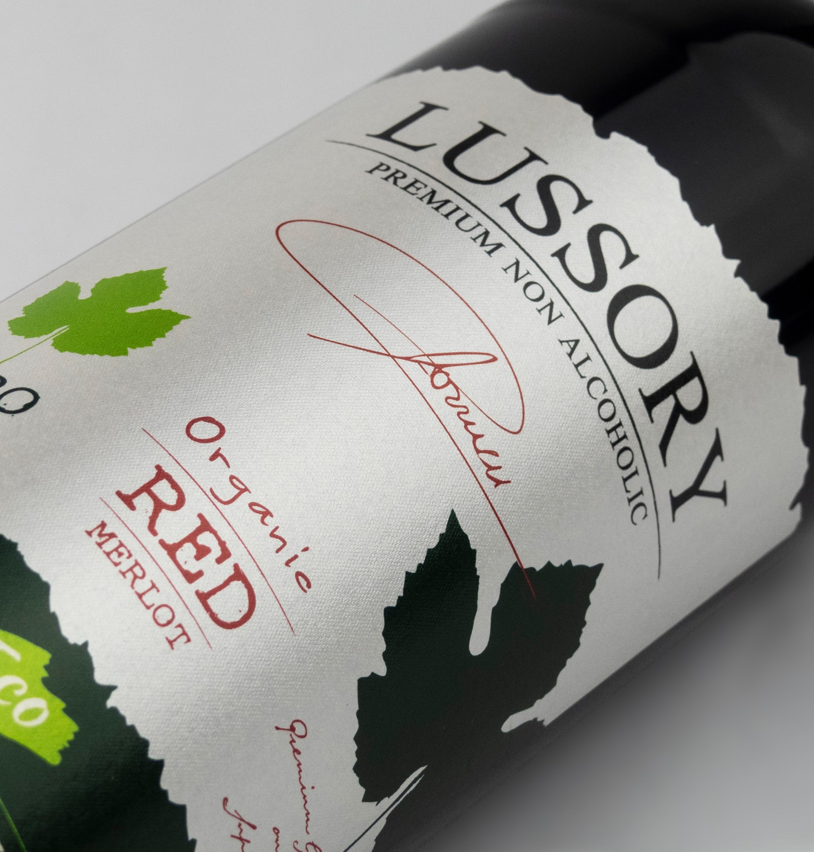 LUSSORY ORGANIC RED MERLOT 0.0% 0.75L, βιολογικό κόκκινο κρασί χωρίς αλκοόλ