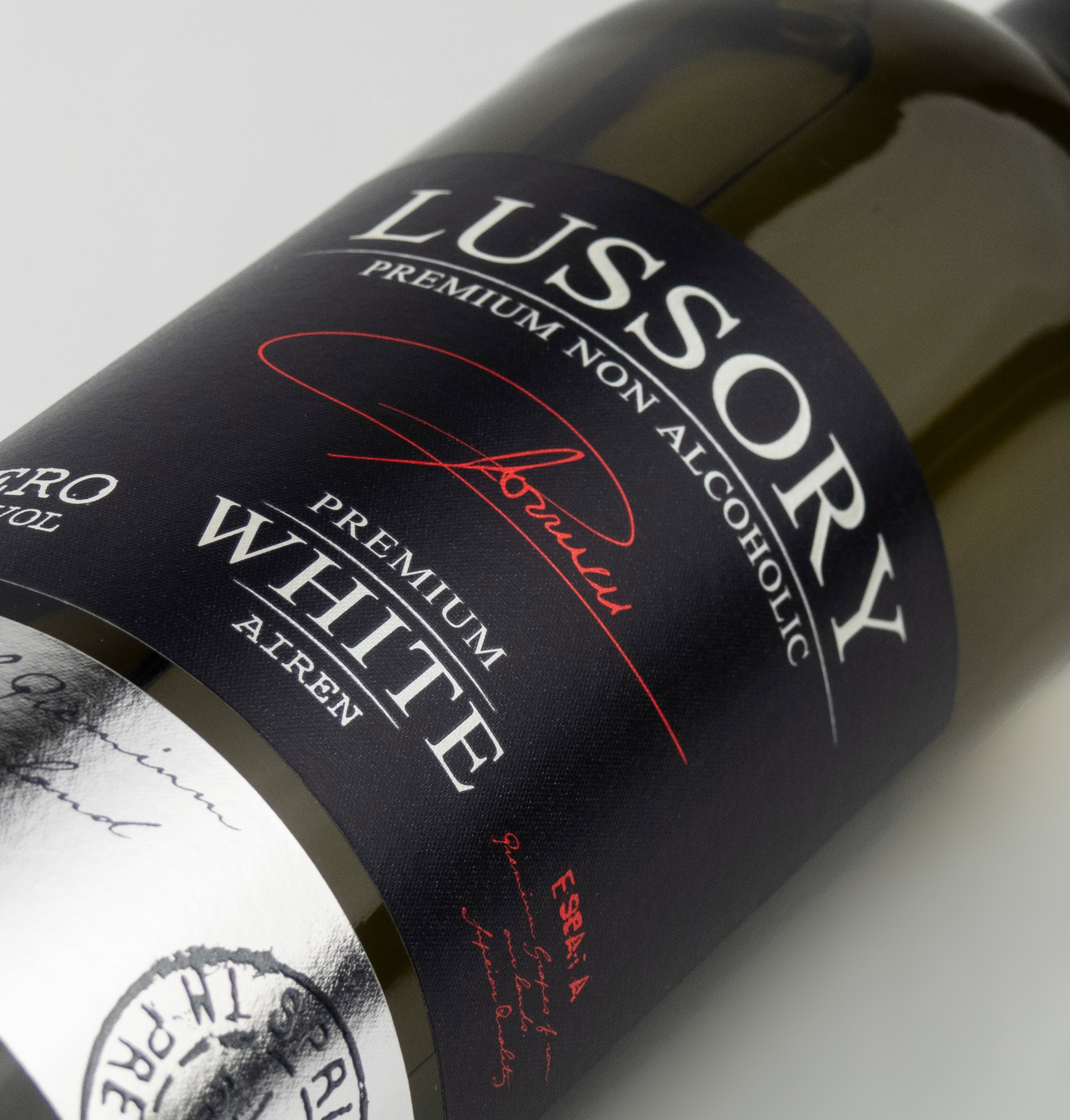 LUSSORY PREMIUM WHITE AIREN 0,0% 0,75L, λευκό κρασί χωρίς αλκοόλ