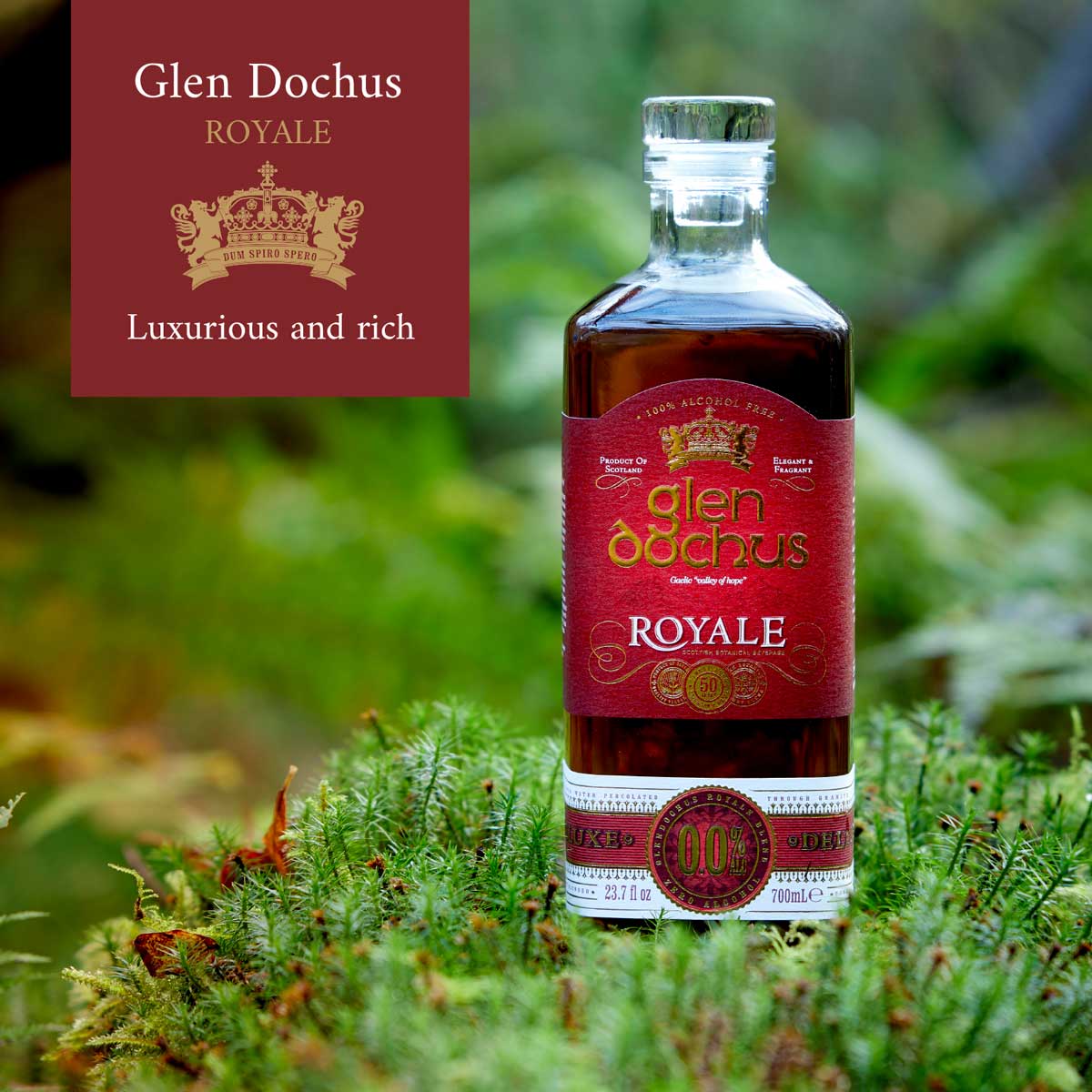 Glen Dochus Royale 0,7L,  Εναλλακτικό ουίσκι χωρίς αλκοόλ