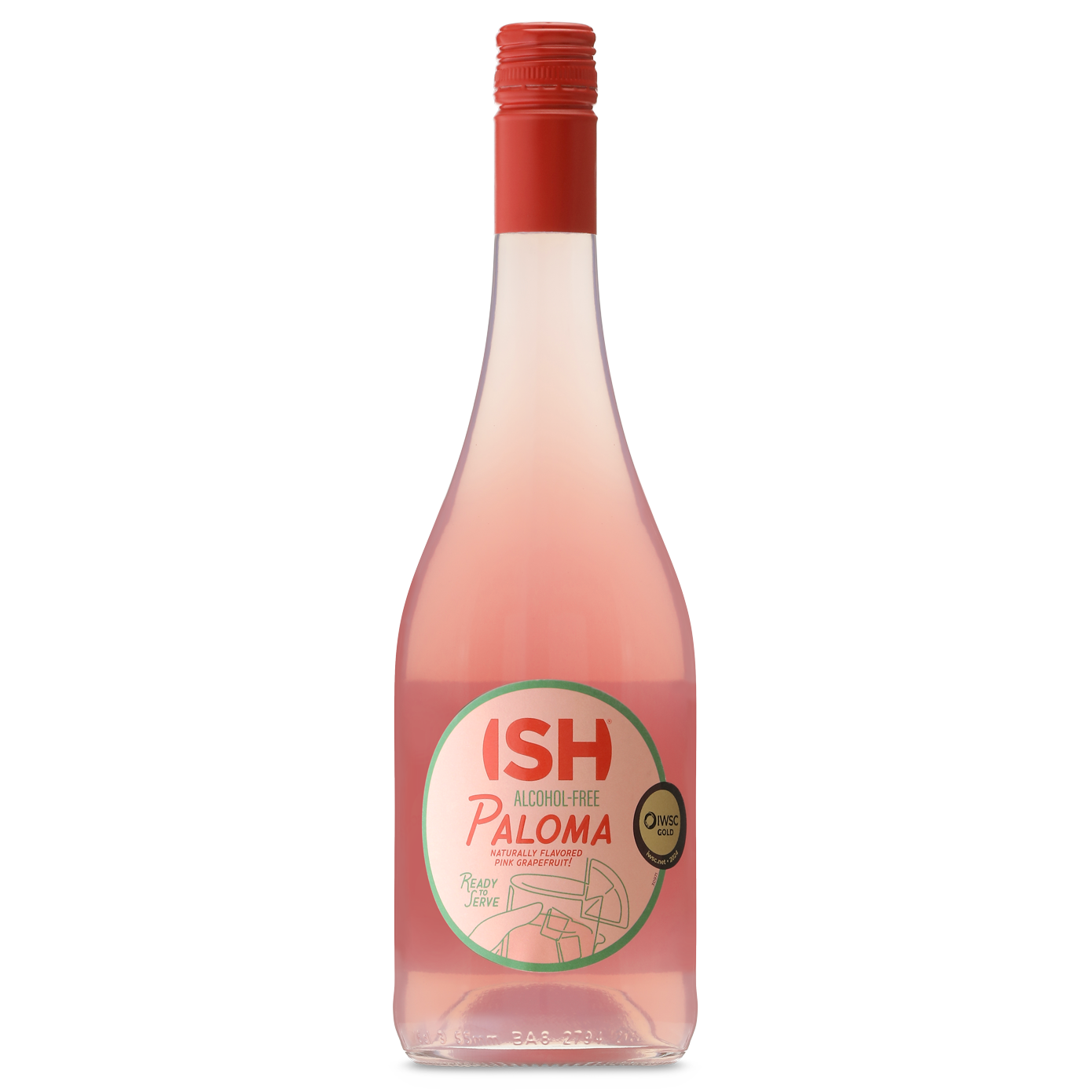ISH Paloma 0,75 L κοκτέιλ χωρίς αλκοόλ, έτοιμο για σερβίρισμα