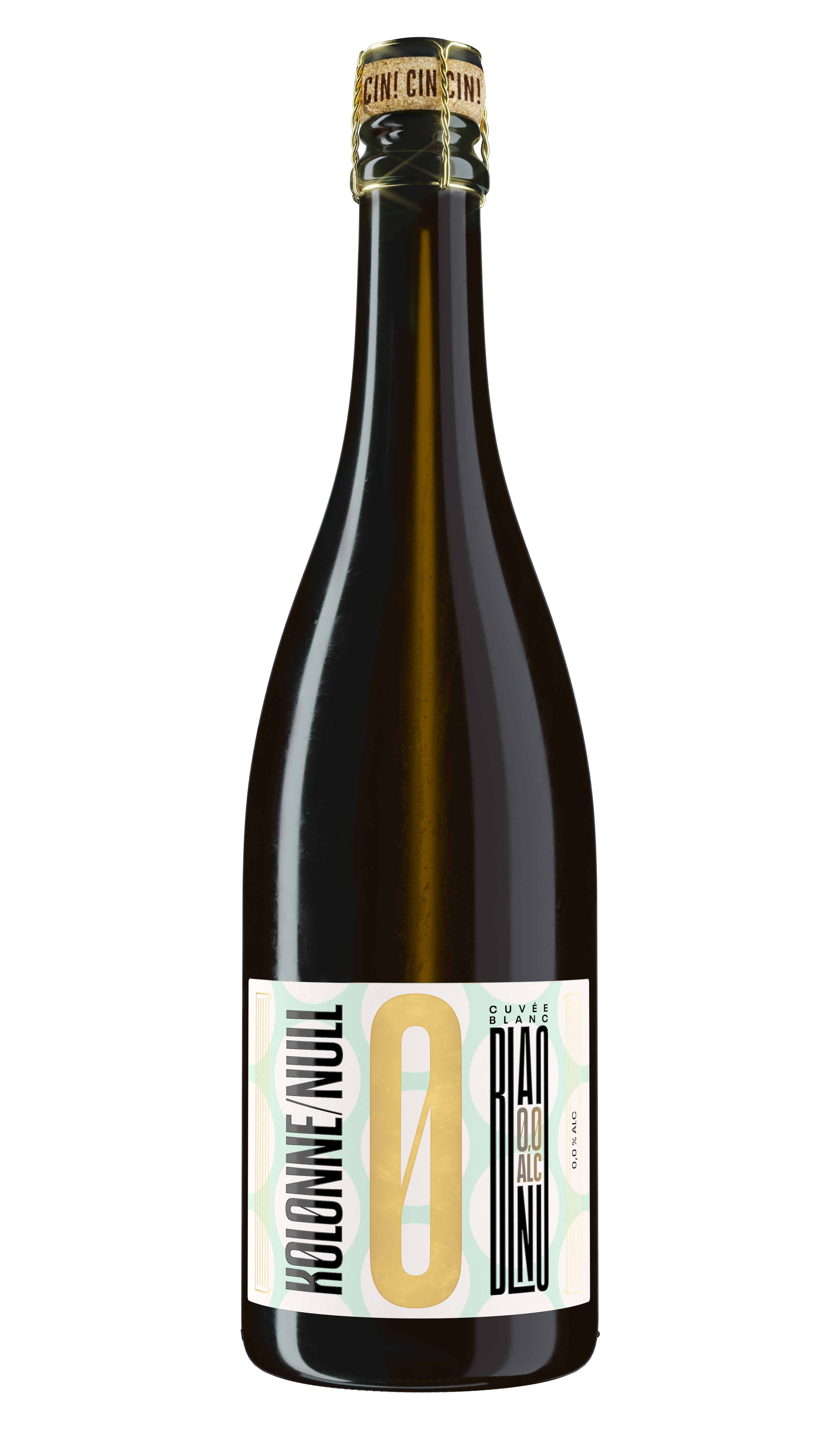 Kolonne Null CUVÉE No01 SPARKLING 0,75 L αφρώδες λευκό κρασί χωρίς αλκοόλ